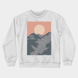 mountain boho Crewneck Sweatshirt